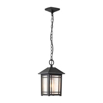 Quoizel Cedar Point QZ-CEDAR-POINT8-M-BK Závesná lampa 1x60W/E27 IP44