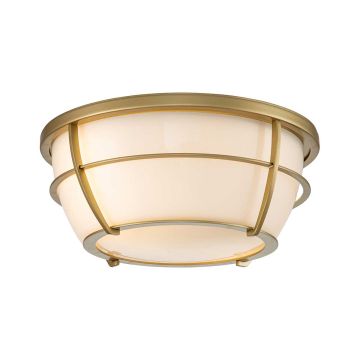 Quoizel Chance QZ-CHANCE-F-PNBR Stropné svietidlo 2x60W/E27 IP44