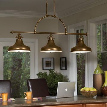 Quoizel EMERY QZ-EMERY3P-WS Závesná lampa 3x60W/E27