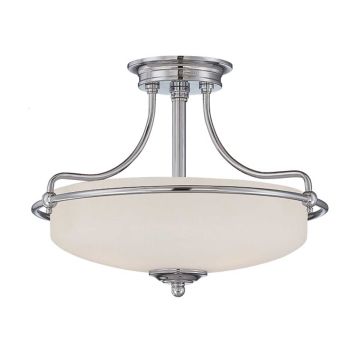 Quoizel GRIFFIN QZ-GRIFFIN-SFS-C Stropná lampa 3x60W/E27