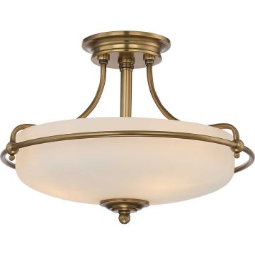 Quoizel GRIFFIN QZ-GRIFFIN-SFS-WS Stropná lampa 3x60W/E27