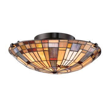 Quoizel Inglenook QZ-INGLENOOK-F-SMALL Stropné svietidlo 2x60W/E27 IP20