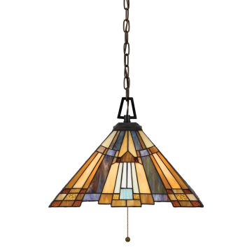 Quoizel INGLENOOK QZ-INGLENOOK-P-A Závesná lampa 3x60W/E27