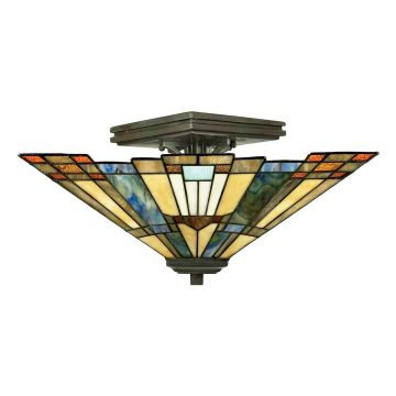 Quoizel INGLENOOK QZ-INGLENOOK-SF Stropná lampa 2x60W/E27