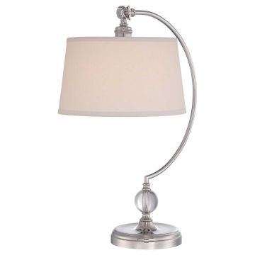 Quoizel JENKINS QZ-JENKINS-TL-PN Stolná lampa 1x60W/E27