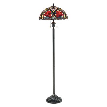 Quoizel LARISSA QZ-LARISSA-FL Stojanová lampa 2x60W/E27