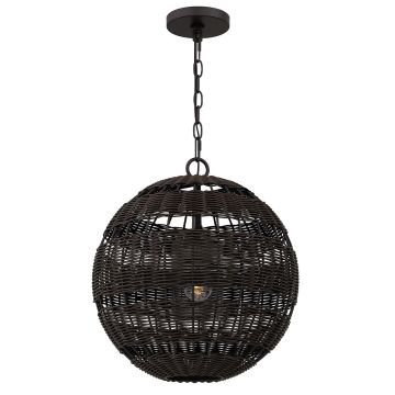 Quoizel Lindendale QZ-LINDENDALE-P-WT Závesná lampa 1x60W/E27 IP44