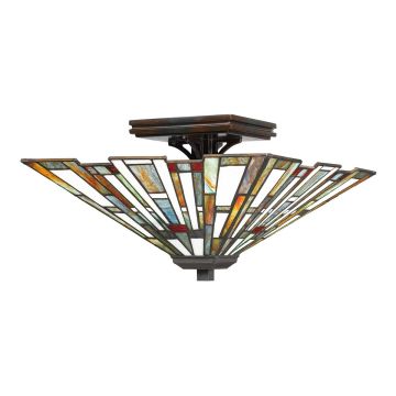 Quoizel Maybeck QZ-MAYBECK-F Stropné svietidlo 2x60W/E27