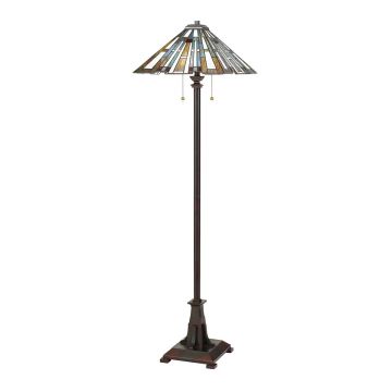 Quoizel Maybeck QZ-MAYBECK-FL Stojanová lampa 2x60W/E27