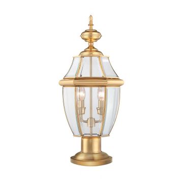 Quoizel NEWBURY QZ-NEWBURY3-L-PB Stojanová lampa 2x60W/E14 IP44