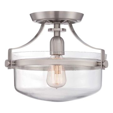 Quoizel PENN STATION QZ-PENN-STATION-F-BN Stropná lampa 1x60W/E27