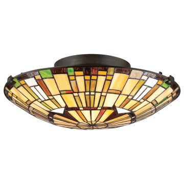 Quoizel Reed QZ-REED-F-VB Stropné svietidlo 2x60W/E27 IP20