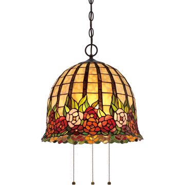 Quoizel ROSECLIFFE QZ-ROSECLIFFE-P Závesná lampa 3x60W/E27