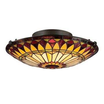 Quoizel WEST END QZ-WEST-END-F Stropné svietidlo 2x75W/E27