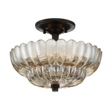 Quoizel Whitecap QZ-WHITECAP-SF-S Stropná lampa 3x40W/E14 IP20