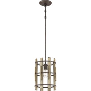 Quoizel WOOD HOLLOW QZ-WOOD-HOLLOW-MP Závesná lampa 1x100W/E14