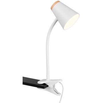 Trio PONGO R25831101 Stolná lampa s klipom 1x4.5w/led 3000k 500lm ip20