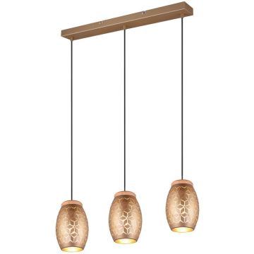 Trio BIDAR R31573065 Závesná lampa 3x28w/e27 ip20