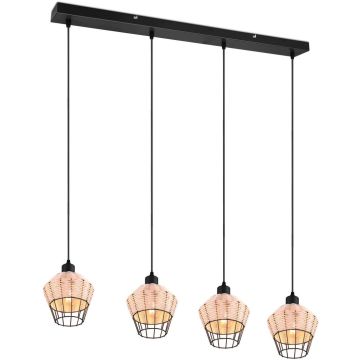 Trio BORKA R31264036 Závesná lampa 4x40w/e27 ip20