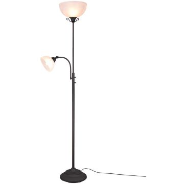 Trio COUNTRY R46322024 Stojanová lampa 1x100w/e27+1xe14 ip20
