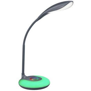 Trio KRAIT R52781242 Stolná lampa na stôl 2x5w/led 3000k+rgb 300lm ip20