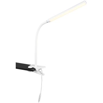 Trio NEVADA R57941131 Stolná lampa s klipom 1x5w/led 3000+4000+5000k 600lm ip20