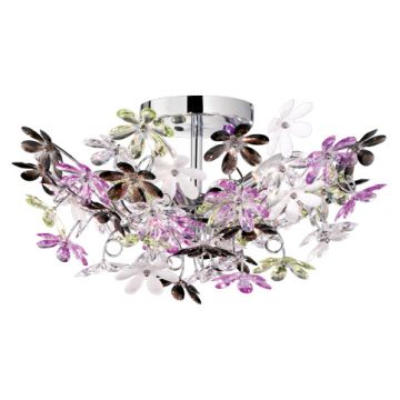Trio FLOWER R60014017 Stropná lampa 4x40w/e14 ip20
