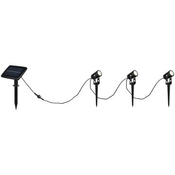 Trio OBIDOS R83256332 Záhradný reflektor 3x0.5w/led 4000k 35lm ip44