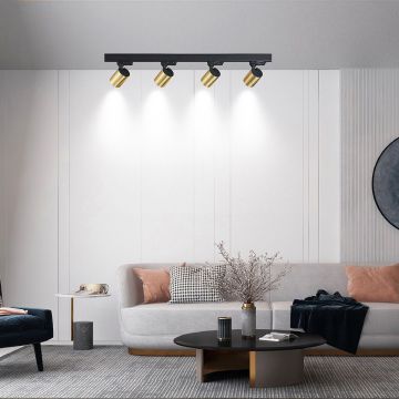 Light Prestige Snow LP-731/1R GD Koľajnicový reflektor 1x50W/GU10 IP20