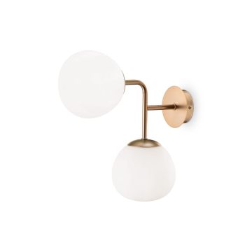 Maytoni Erich MOD221WL-02G Stena svietidlo 2x40W/E14 IP20