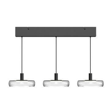 Maytoni Float MOD498PL-L25BK Závesná lampa 3x25W/LED 3000K 2000lm IP20