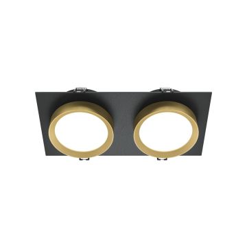 Maytoni Hoop DL086-02-GX53-SQ-BG Vstavané downlight svetlo 2x15W/GX53 IP20