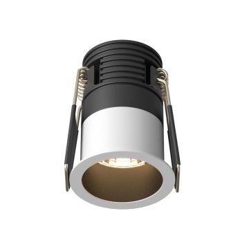 Maytoni Minor DL089-5W3K-BW Vstavané downlight svetlo 1x5W/LED 3000K 230lm IP20