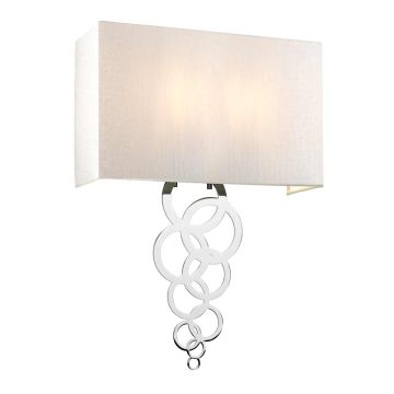 Elstead Lighting Rosa ROSA-LARGE-PC Stena svietidlo 2x60W/E27