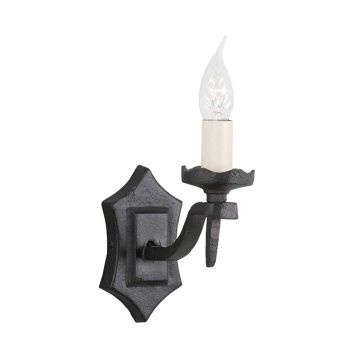 Elstead Lighting RECTORY RY1B-BLACK Stena svietidlo 1x60W/E14