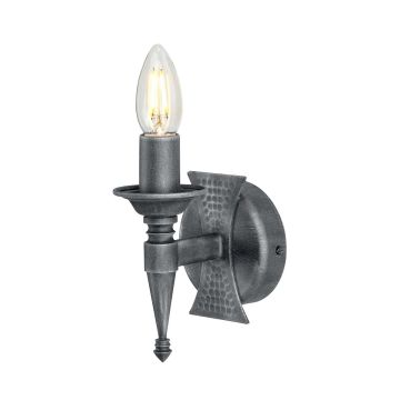 Elstead Lighting SAXON SAX1-BLK-SIL Stena svietidlo 1x60W/E14