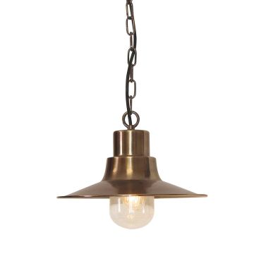 Elstead Lighting SHELDON SHELDON-CH-BR Závesná lampa 1x60W/E27 IP44