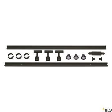 SLV 1F TRACK SET 143190 Koľajnicový reflektor 3x4.3W/GU10 2956LM IP20