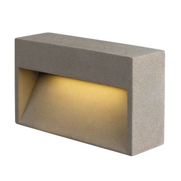 SLV CONCRETO 1006405 Stena svietidlo 1x12W/LED 3000K 470lm IP65