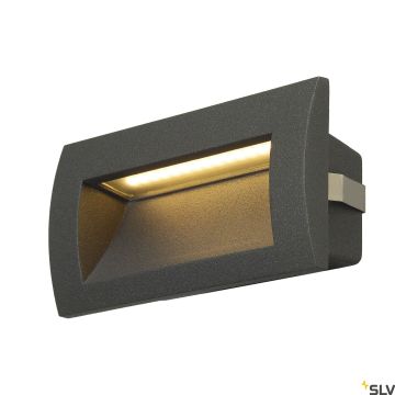 SLV DOWNUNDER 233625 Schodová lampa na zabudovanie 1x4W/LED 3000K 85LM IP55