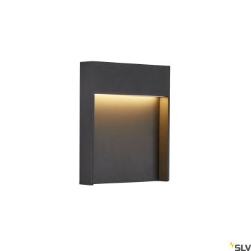 SLV FLATT 1002952 Stena svietidlo 1x14W/LED 3000/4000K 460LM IP65