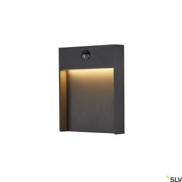 SLV FLATT 1002954 Stena svietidlo 1x16W/LED 3000/4000K 600LM IP54