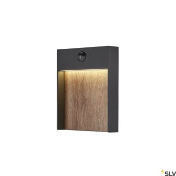 SLV FLATT 1002955 Stena svietidlo 1x16W/LED 3000/4000K 600LM IP54