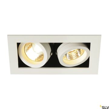 SLV KADUX 115521 Vstavané downlight svetlo 2x50W/GU10 IP20