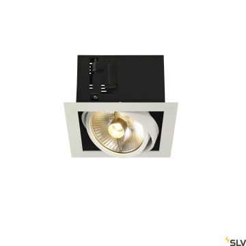 SLV KADUX 115541 Vstavané downlight svetlo 1x75W/GU10/ES111 IP20