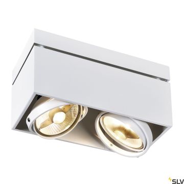 SLV KARDAMOD 117111 Natáčané downlight svetlo 2x75W/GU10/ES111 IP20