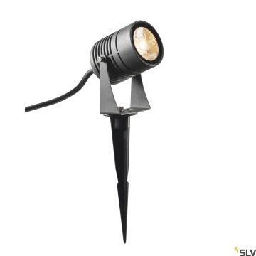 SLV LED SPIKE 1002201 Záhradný reflektor 1x6W/LED 3000K 400LM IP55