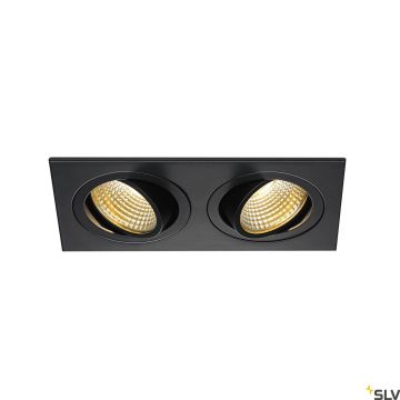 SLV NEW TRIA 1 SET 113890 Vstavané downlight svetlo 2x14W/LED 2700K 1160LM IP20