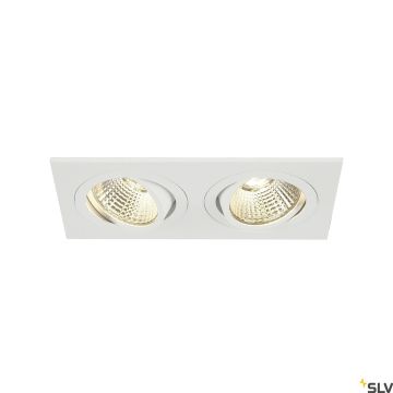 SLV NEW TRIA 1 SET 113891 Vstavané downlight svetlo 2x14W/LED 2700K 1160LM IP20