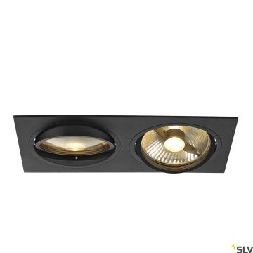 SLV NEW TRIA 113840 Vstavané downlight svetlo 2x75W/GU10/ES111 IP20